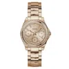 Guess Women's Ritzy Rose Gold Dial Watch In Gold