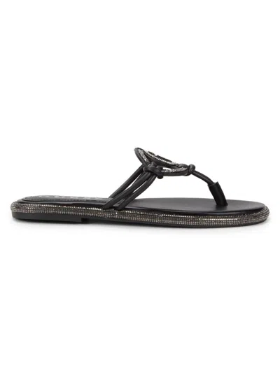 Guess Women's Saima Rhinestone Flat Sandals