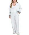 Guess Amaryllis Wide Leg Pants In Pure White