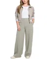 Guess Amaryllis Wide Leg Pants In Traditional Khaki