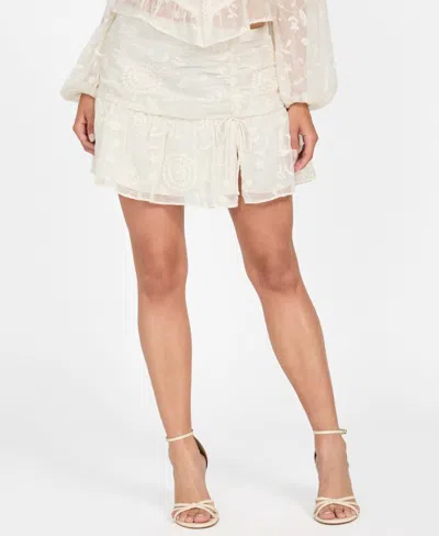Guess Women's Seiah Mini Skirt In White