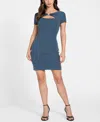 Guess Women's Short-sleeve Boat Neck Milena Mini Dress