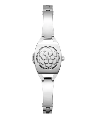 Guess Women's Silver-tone Stainless Steel Analog Watch, 21mm In Metallic
