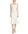 Guess Sofie Halter Strap Sweater Dress In White