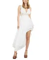 Guess Women's Sleeveless High-low Danny Dress In Pure White