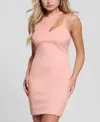 Guess Women's Sleeveless Scuba Bodycon Dress In Pink