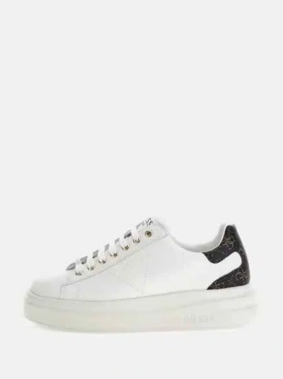 Guess Women's Sneakers  ♪ Fal12 Elbina Whbro In White