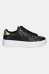 Guess Women's Sneakers  Fljd12 Lea12 Denesa12 Blkgo In Black