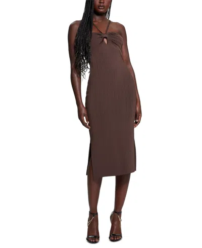 GUESS WOMEN'S SOFIE SWEETHEART-NECK SLEEVELESS DRESS