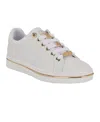 Guess Women's Stasey Charms Lace-up Sneaker In Gold