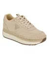 Guess Stefen Espadrille Platform Sneaker In Light Natural