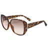 Guess Women's 61 Mm Brown Sunglasses In Brown