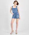 Guess Women's Sunni Denim Romper