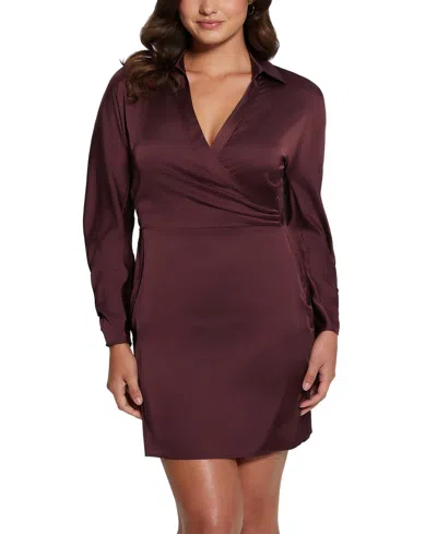 Guess Women's Tanya Collared Long-sleeve Dress