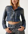 Guess Women's Tersa Long-sleeve Jacket In Blue