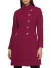 Guess Women's Textured Coat In Magenta