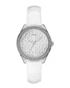 Guess Women's Trance Silver Dial Watch In Metallic