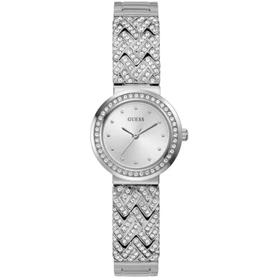 Guess Women's Treasure Silver Dial Watch