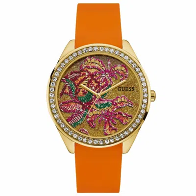 Guess Women's Trend Multicolor Dial Watch In Gold
