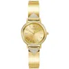 Guess Women's Tri Luxe Gold Dial Watch In Gold
