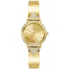 Guess Women's Tri Luxe Gold Dial Watch In Gold