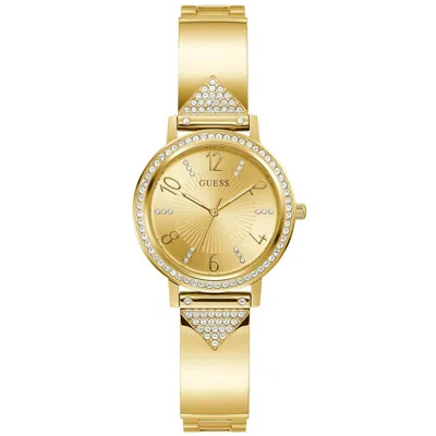Guess Women's Tri Luxe Gold Dial Watch