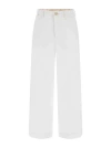 Guess Women's Trousers  W4ga77 D4pv3 S0d4 In White