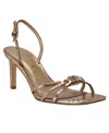 Guess Women's Twilla G Elite Strappy Stiletto Sandals In Gold