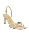 Guess Women's Twilla G Elite Strappy Stiletto Sandals In Ivory