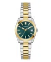 Guess Women's Two-tone Date Watch, 32mm In Multi