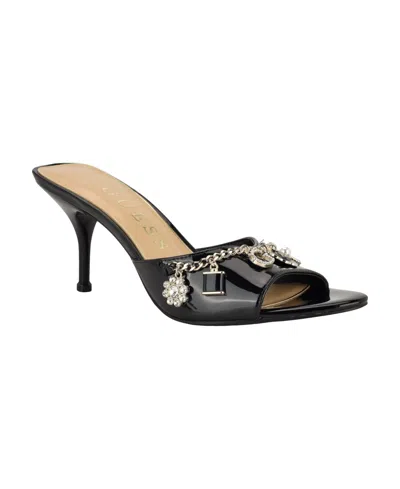 Guess Women's Vanesy Charmed Slip-on Stiletto Dress Sandals In Multi