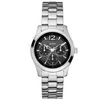 Guess Women's Veranda Black Dial Watch In Silver