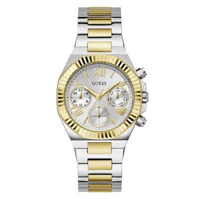 Pre-owned Guess Women Watch Equality Gw0769l3 Stainless Steel