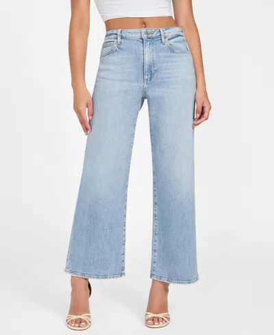 GUESS WOMEN'S WIDE LEG HIGH RISE PANTS