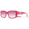 Guess Pink Women Sunglasses In Red