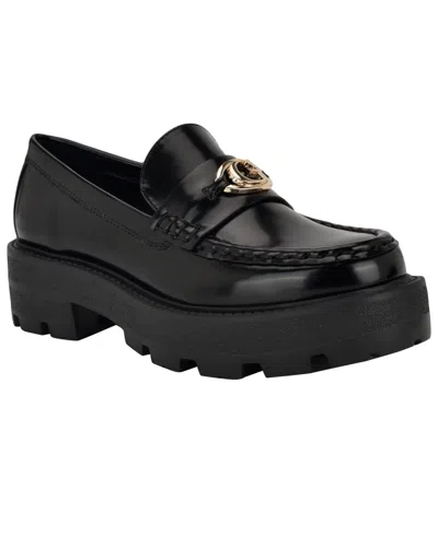 Guess Women's Yanika G Hardware Lug Sole Loafers