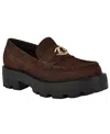 Guess Women's Yanika G Hardware Lug Sole Loafers In Brown