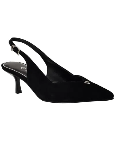 Guess Women's Yannick Embellished Kitten Heel Slingback Pumps In Black