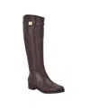 Guess Women's Zoro Leather Riding Boots In Red