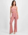 Guess Womens Naleny Halter Top Flared Pants