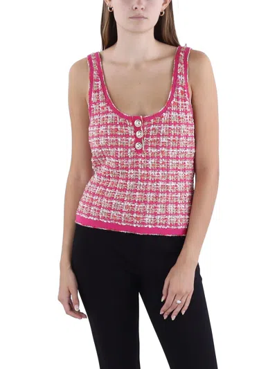 Guess Womens Tweed Summer Halter Top In Multi