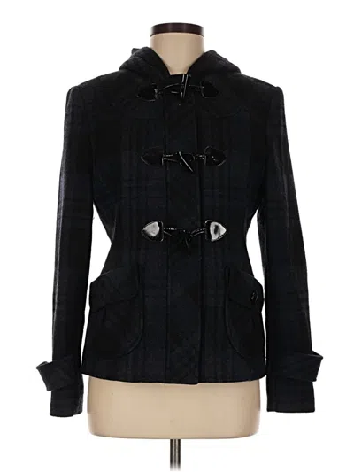 Pre-owned Guess Wool Coat In Black
