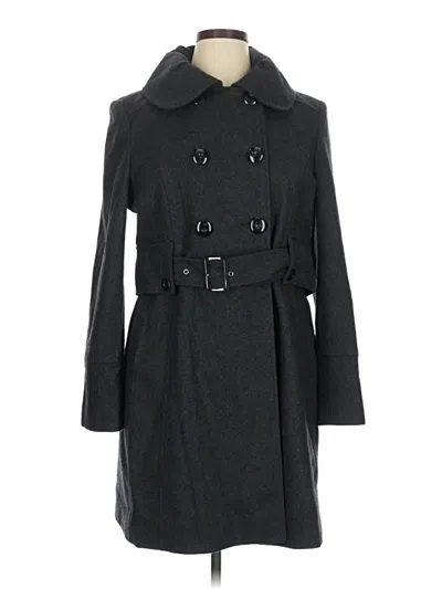 Pre-owned Guess Wool Coat In Gray