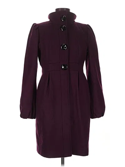Pre-owned Guess Wool Coat In Purple