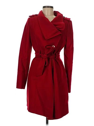 Pre-owned Guess Wool Coat In Red