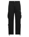 Guess X J Balvin Man Pants Black Size 34 Cotton In Black