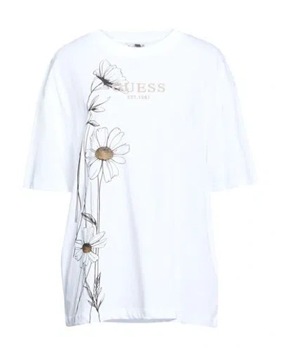 Guess X Progetto Quid Woman T-shirt White Size L Cotton