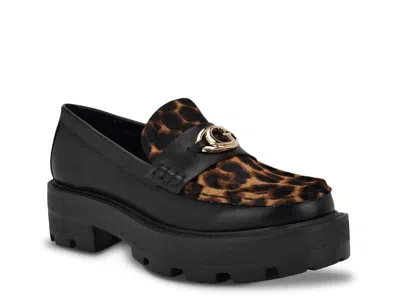 Guess Yanika Platform Loafer In Black