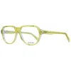 Shop Guess Yellow Men Optical Frames