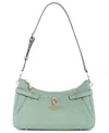 Guess Yesba Adjustable Large Shoulder Bag In Green